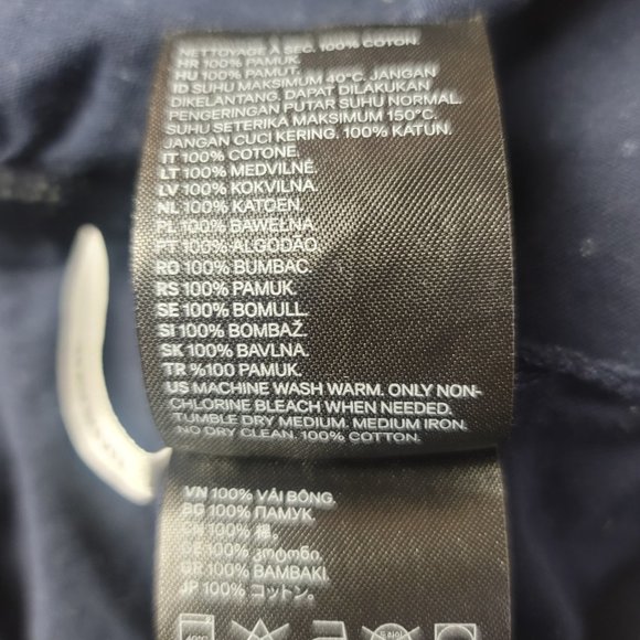 H&M Navy Polka Dot Drop Waist Sleeveless Dress - Picture 6 of 8